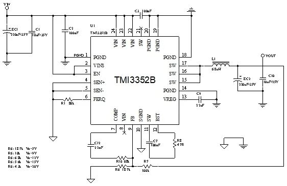 【新品发布】高频小体积，低辐射，99.5%占空比,支持65W的降压转换器TMI3352B - 芯斐电子